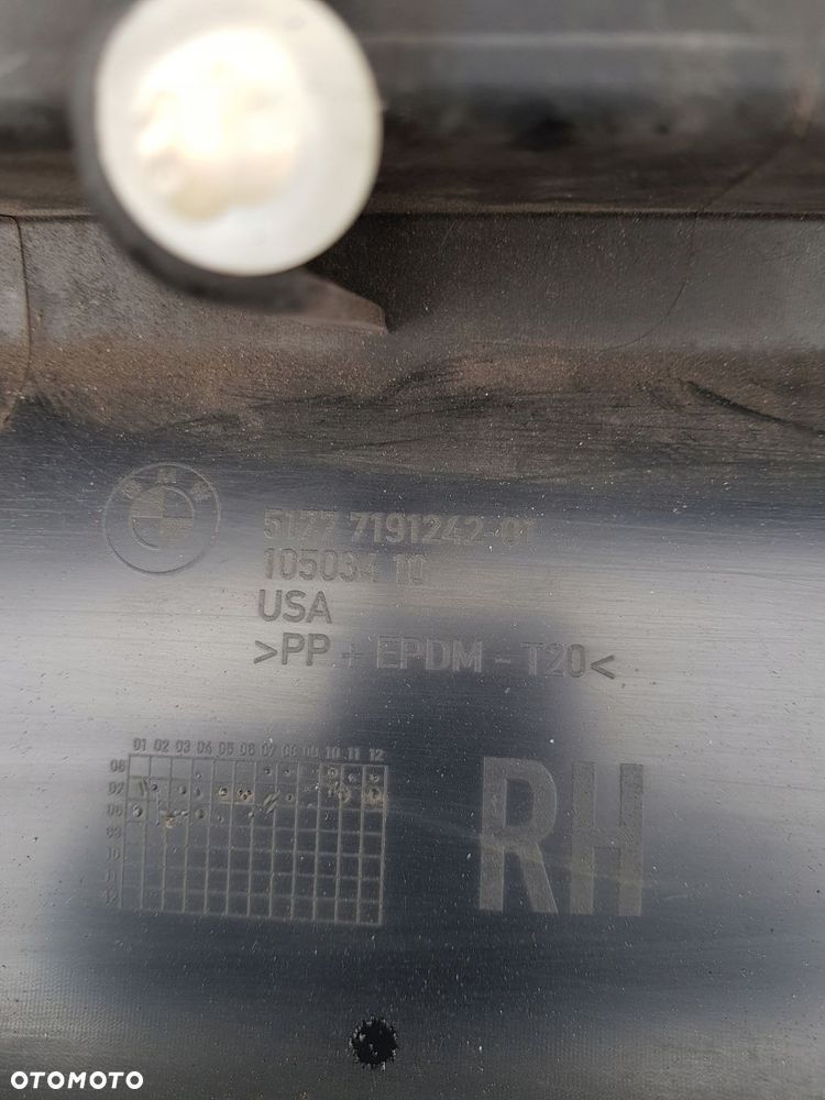 bmw x5 e70 listwa progowa prawa 7191242 3.0d - 4