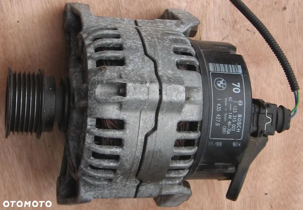 alternator BMW E46 benzyna 0123315022 - 4