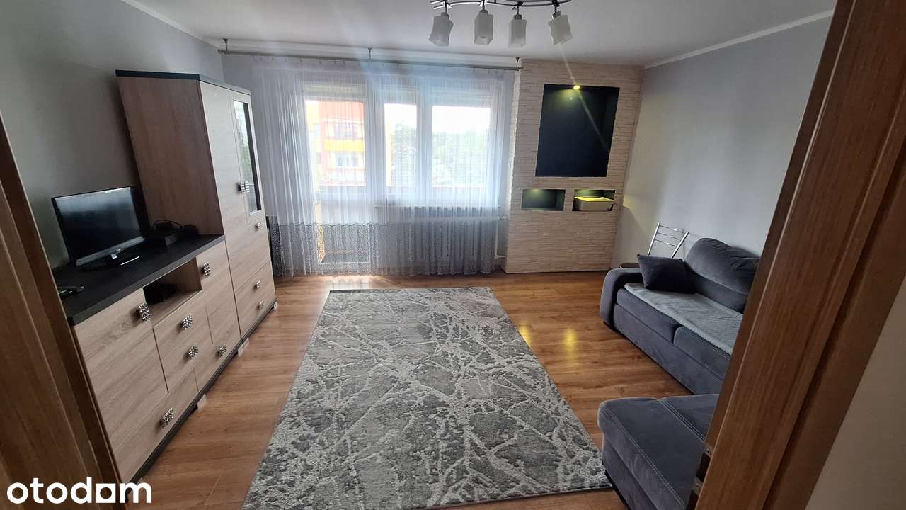 Wośniki 2 pokoje 48.36m2 do zamieszkania , duży balkon.