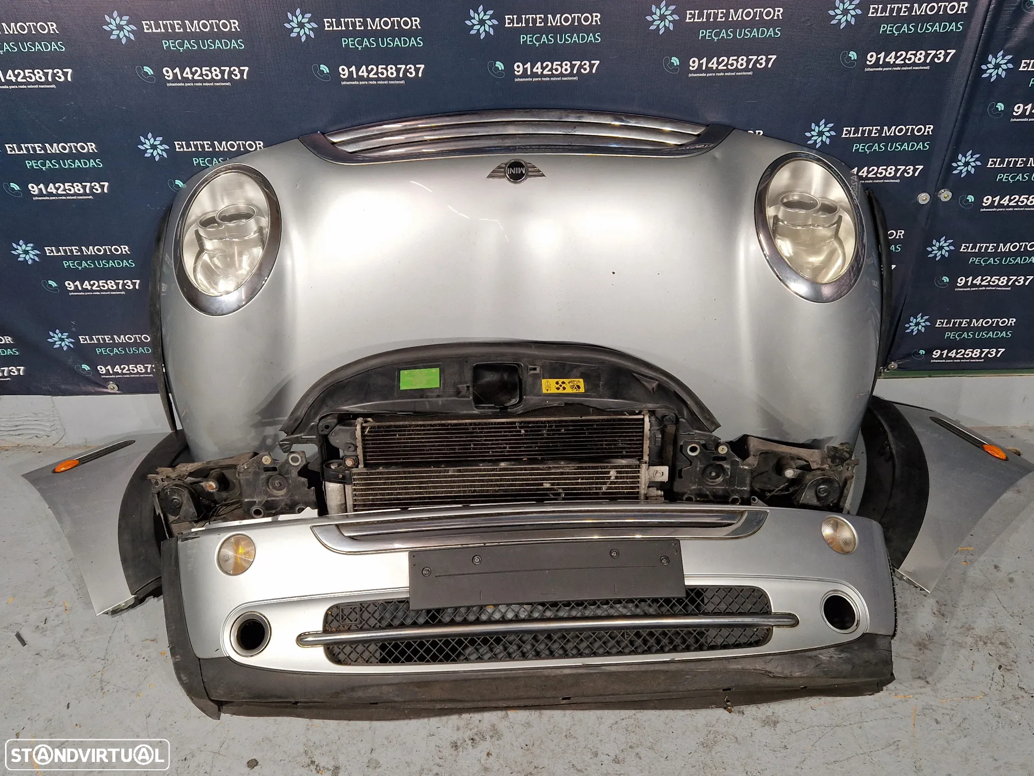 Frente completa usada MINI ONE COOPER R50 R53 1.4i capot parachoques oticas guardalamas - 3