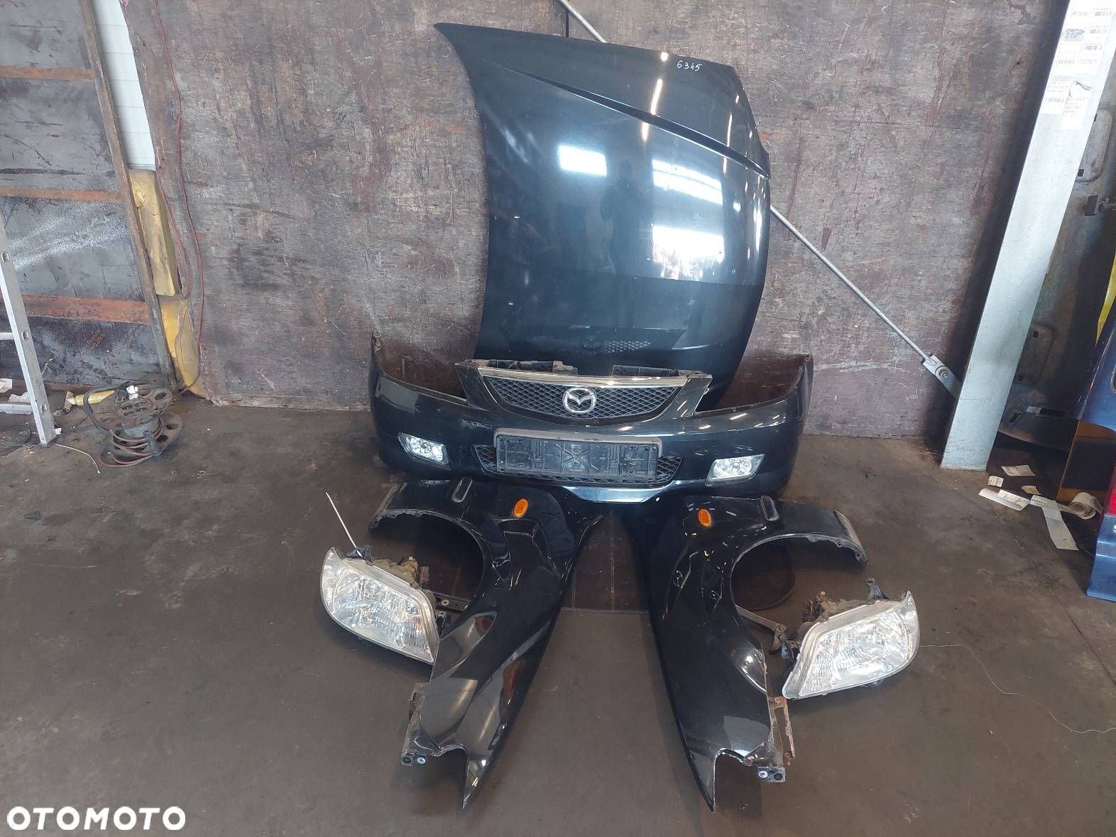 KOMPLETNY PRZÓD MASKA ZDERZAK BŁOTNIKI LAMPY MAZDA 323F BJ 16W - 1