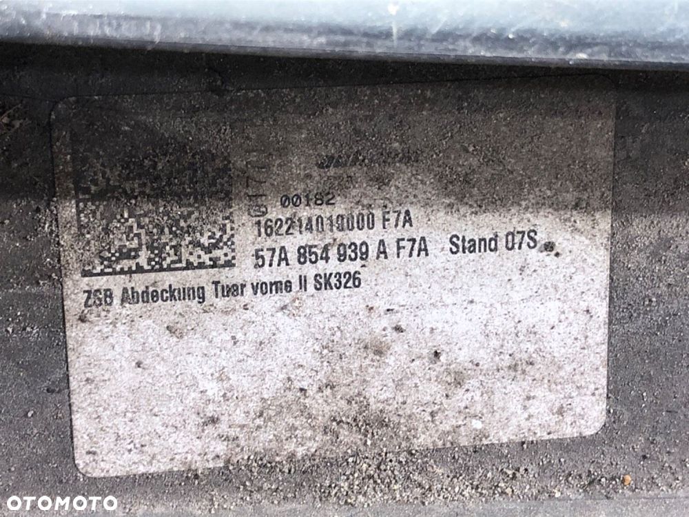 LISTWA DRZWI LEWY PRZÓD  SKODA KAROQ (NU7, ND7) 2017 - 2022 2.0 TSI 4x4 140 kW [190 KM] benzyna - 7