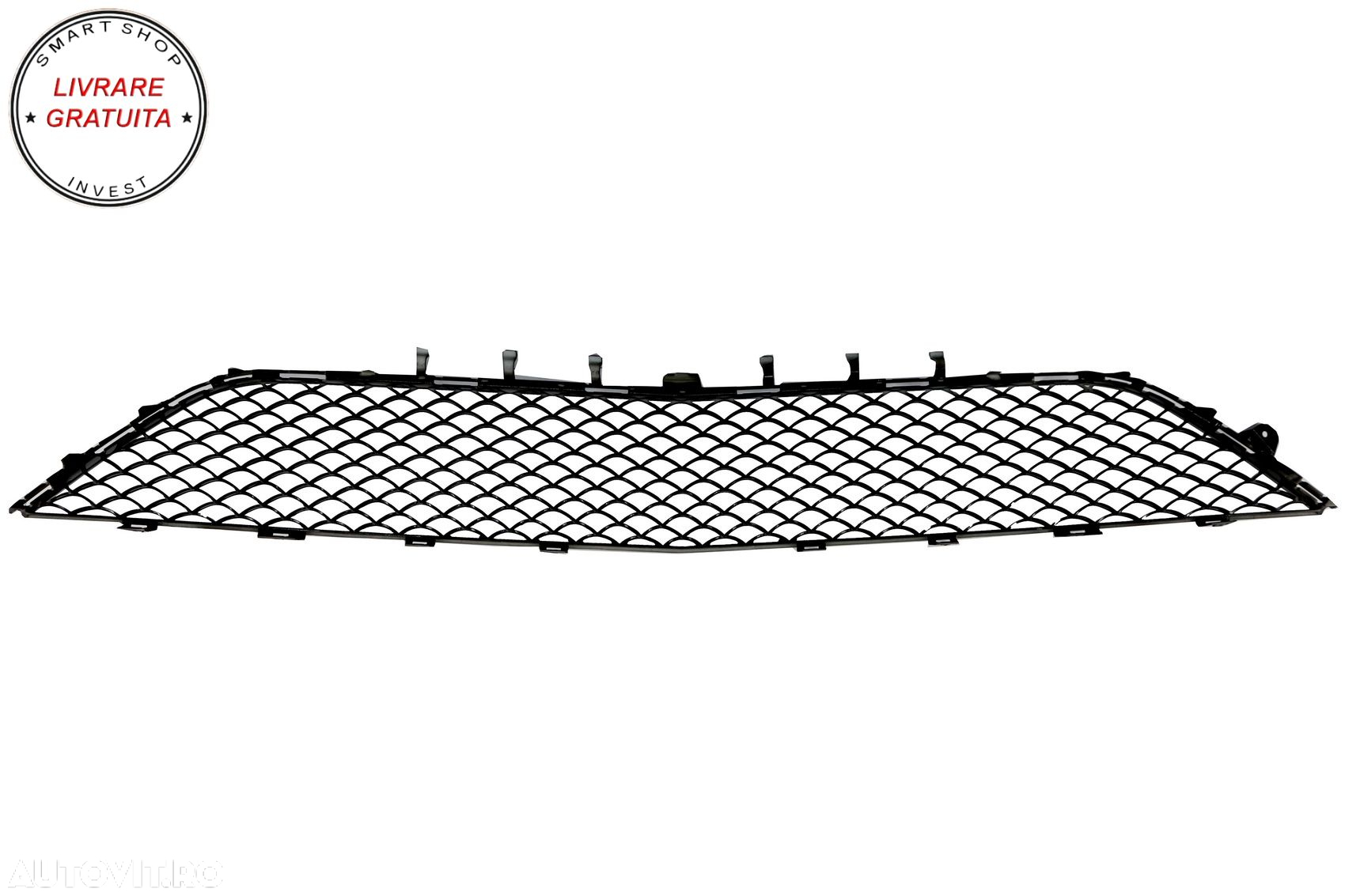 Grila Central Inferioara Mercedes S-Class W222 (2013-2017) S63 Design Negru Lucios- livrare gratuita - 5