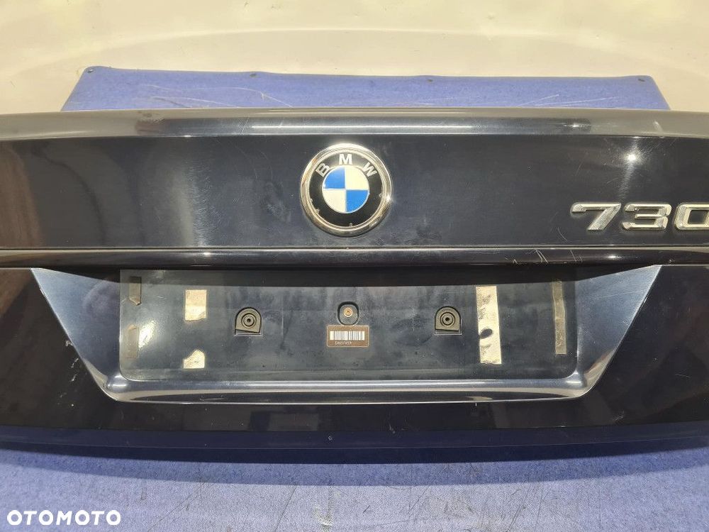 BMW 7 E65 LIFT TYLNA KLAPA BAGAŻNIKA A35/5  MONACOBLAU METALLIC - 6