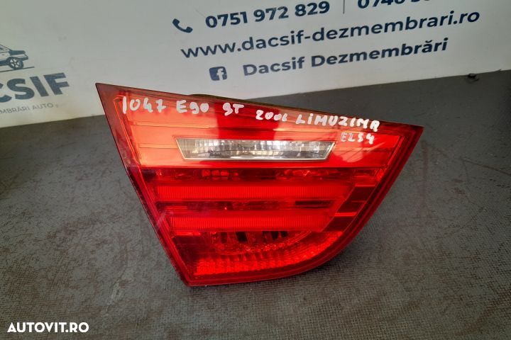 Lampa / Tripla stop stanga pe capota portbagaj 7289427 7289427 BMW Se - 1