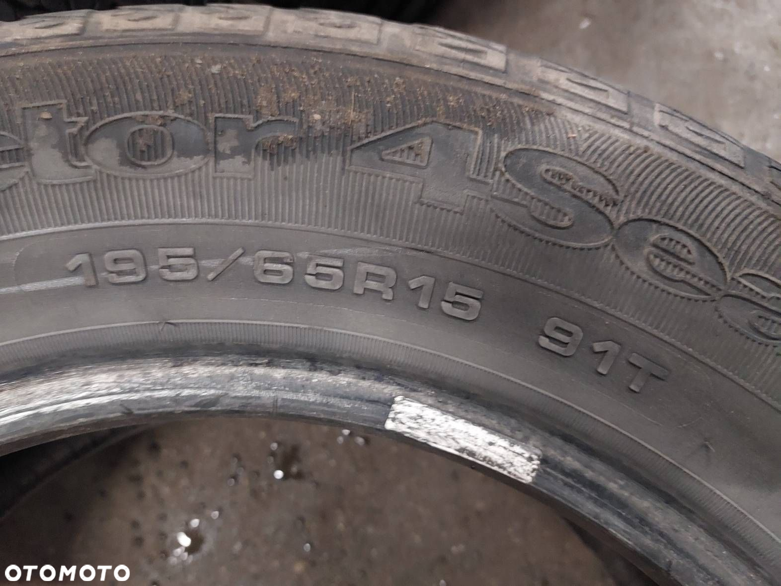 OPONY CAŁOROCZNE 2 SZT 195/65R15 2013R GOODYEAR VECTOR 4SEASONS - 4