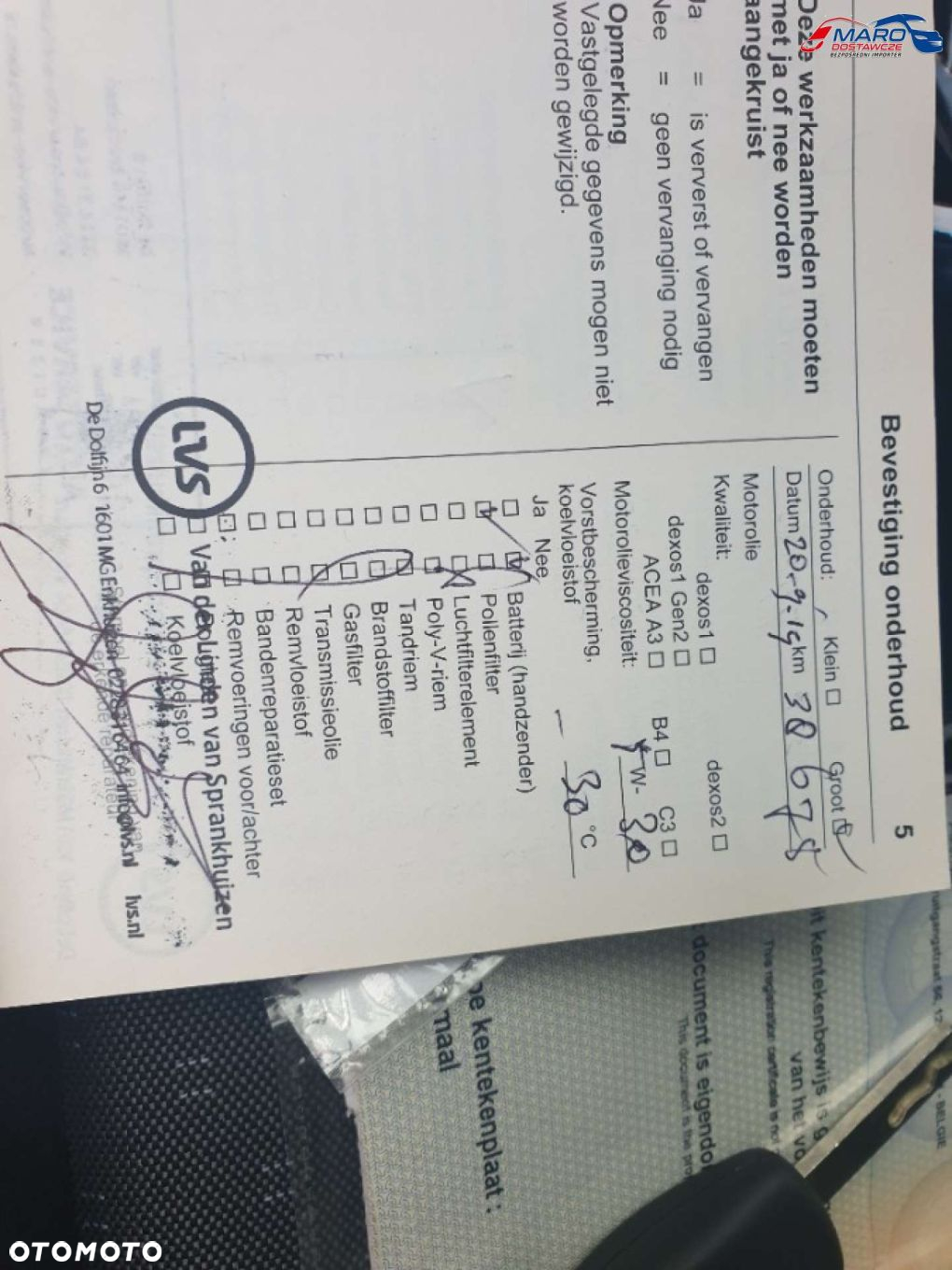 Opel MOVANO L2H2 POTWIERDZENIE PRZEBIEGU - 25