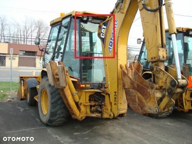 Szyba Szyby CAT C i D TYLNA GÓRNA ZIELONA nr 26 - 2
