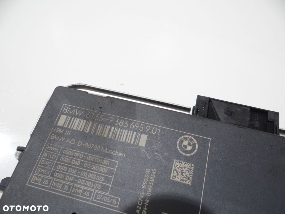 STEROWNIK ŚWIATEŁ BMW F10 F11 LCI 9383695 - 3