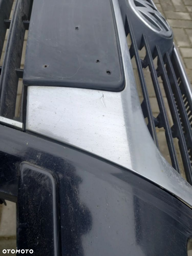 VW PASSAT B6 ZDERZAK PRZEDNI PRZÓD CZARNY - 16