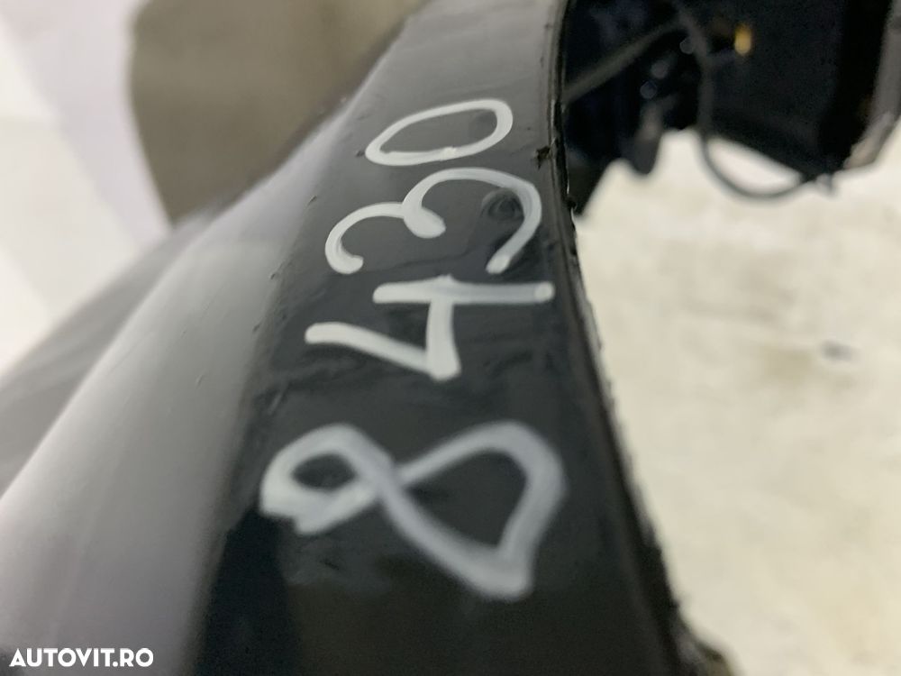 Bara fata Audi Q7, 2006, 2007, 2008, 2009, 2010, cod origine OE 4L0807437, cu gauri pentru spalatori faruri. Bara este noua, spoilerul atins si grila radiator defecta. - 23