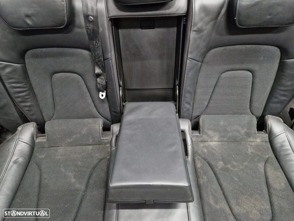 Jogo de bancos usados AUDI A4 B8 S-LINE PELE TECIDO PRETOS AQUECIDOS - 8