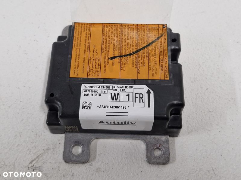 NISSAN QASHQAI II 2 J11 MODUŁ SENSOR STEROWNIK PODUSZEK POWIETRZNYCH 988204EH0B - 1