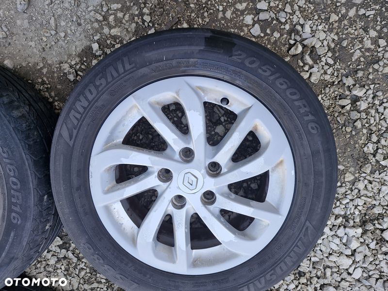RENAULT SCENIC III FELGI ALUMINIOWE 6.5J 16 CALI ET47 403000787R 5X114,3 - 5