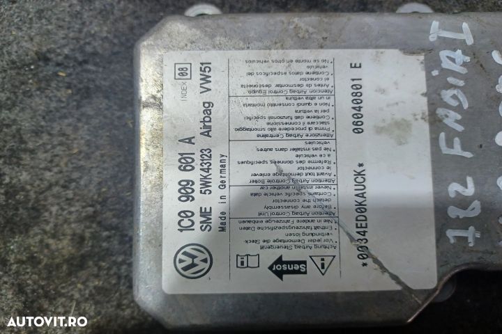 Calculator airbag 1C0909601A Skoda Fabia 6Y [facelift] [2004 - 2007] - 4