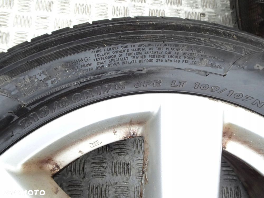 alufelgi z oponami kpl. nissan x-trail t31 17" 5x114.3 et 45 - 16