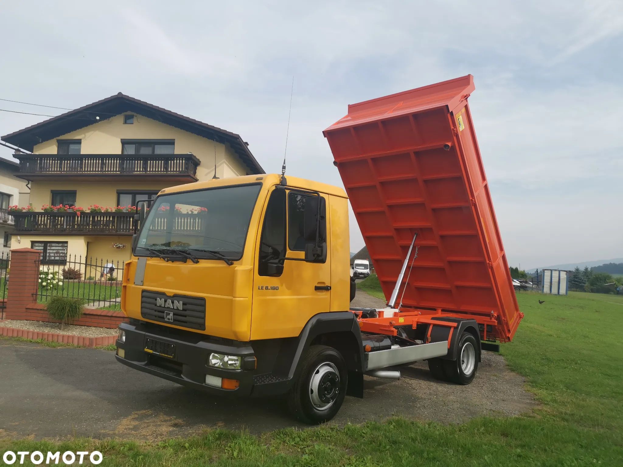 MAN LE 8.180 L2000 NOWA WYWROTKA WYWROT KIPER 3S! JAK NOWY! ZOBACZ! tgl - 1