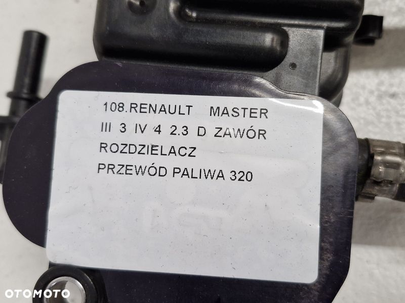 RENAULT MASTER 3 III IV 2.3 DCI ZAWÓR ROZDZIELACZ PRZEWÓD WĄŻ RURKA PALIWA - 2