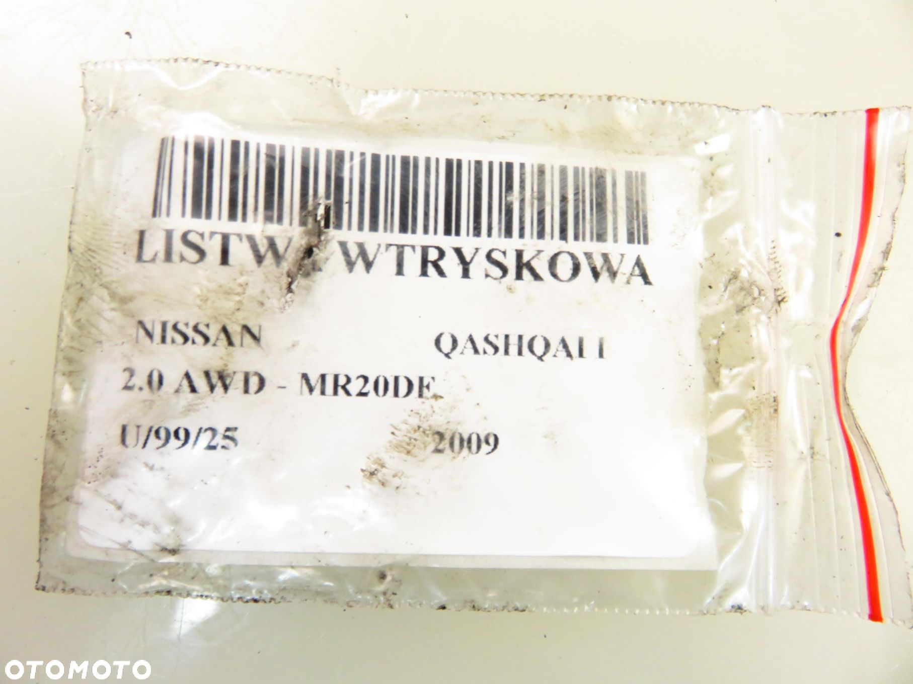 LISTWA WTRYSKOWA NISSAN QASHQAI I 2.0 AWD - MR20DE FBY2850 MR20DE - 2