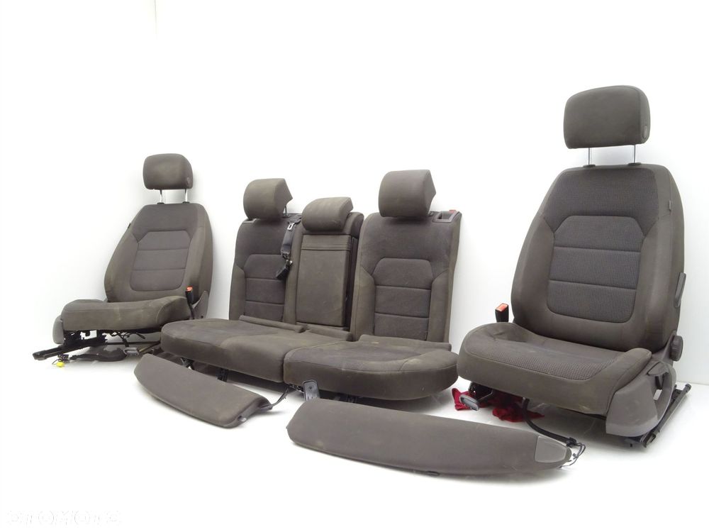 Komplet foteli fotele przód tył kanapa kombi 3aa971366g vw passat b7 - 6