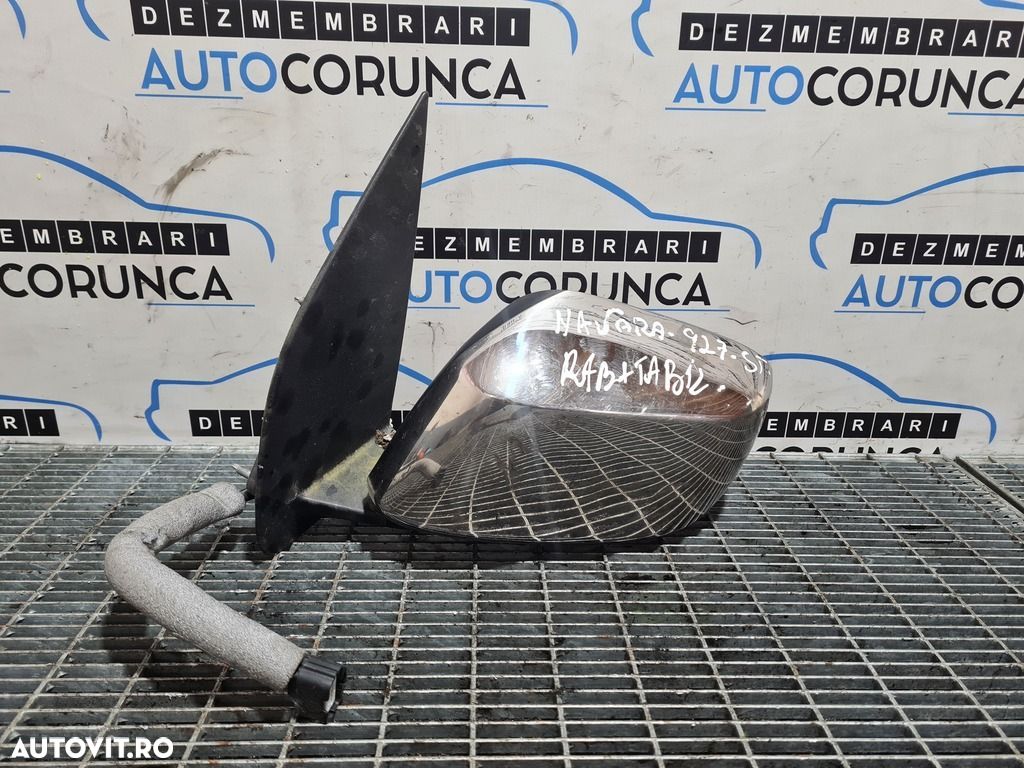Oglinda stanga Nissan Navara D40 2006 - 2010 4 Usi ARGINTIU KLOL 857 (927) Rabatabile ... - 1