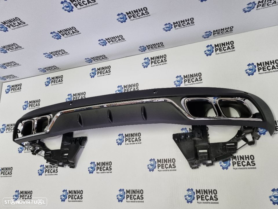 Difusor Traseiro Mercedes Class C (W205) Look C63 (2014-2018) - 3