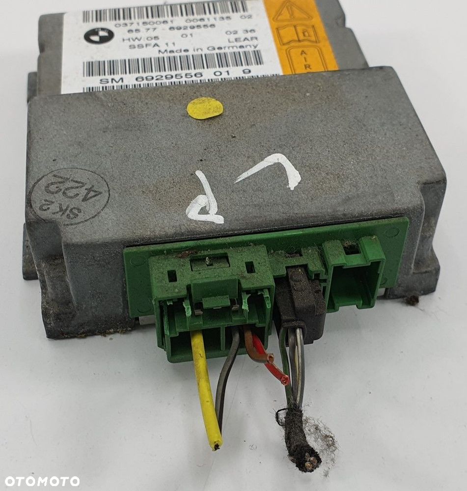 SENSOR AIR BAG AIRBAG LEWY PRZÓD BMW 7 E65 6929556 - 2