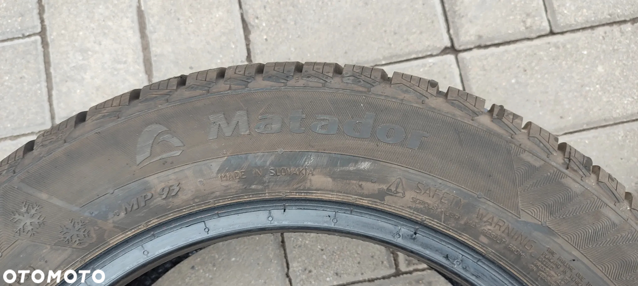 OPONY ZIMOWE 185/60R15 MATADOR NORDICCA (2622) ZIMA KOMPLET - 4
