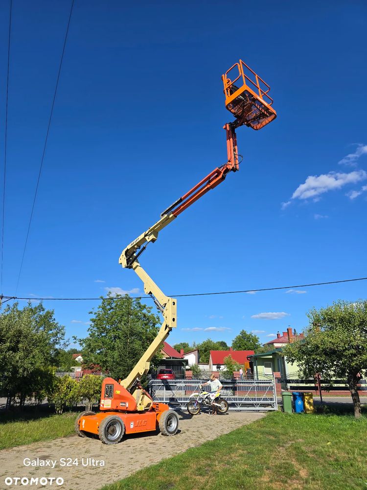 JLG M450AJ podnośnik przegubowo teleskopowy 16m Hybryda diesel+elektryczny //1267Mth// genie haulotte zwyżka Podnośnik koszowy podest ruchomy Access platform Cherry picker boom lift Koła nie brudzące - 18