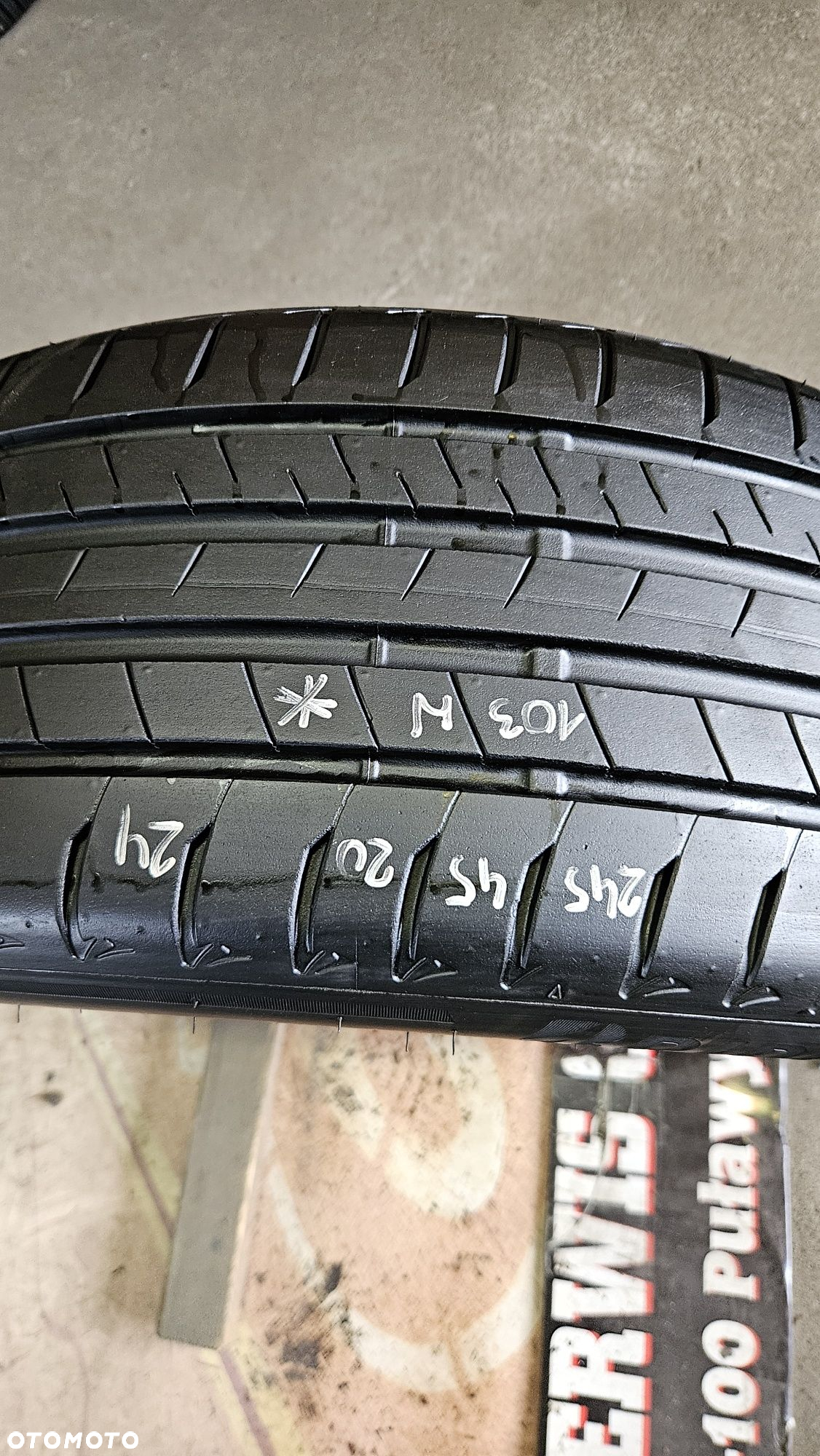 opona używana 245/45R20 Bridgestone ALENZA 001* - 2