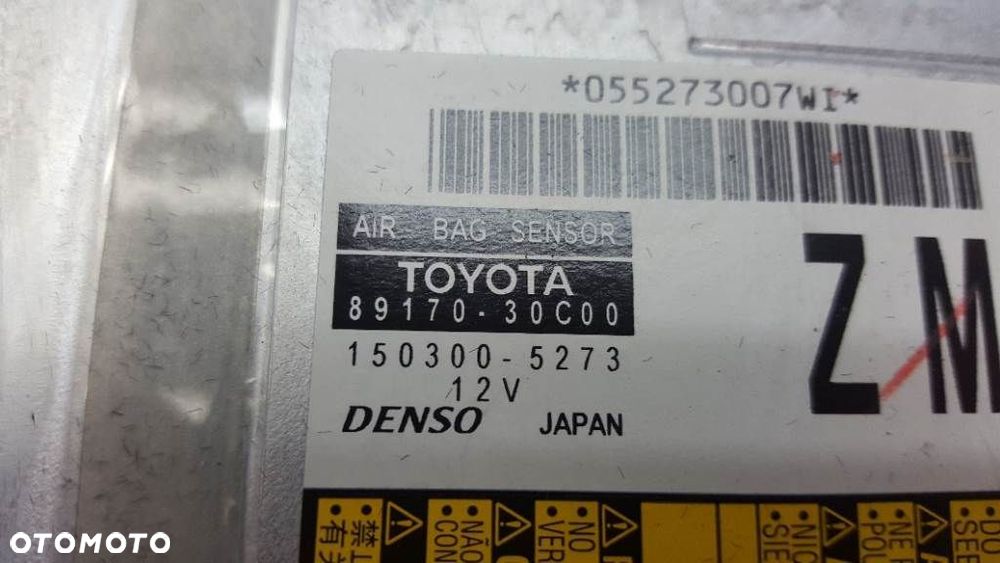 MODUŁ SENSOR AIRBAG LEXUS GS 450H IV 2012 EUROPA 89170-30C00 - 2