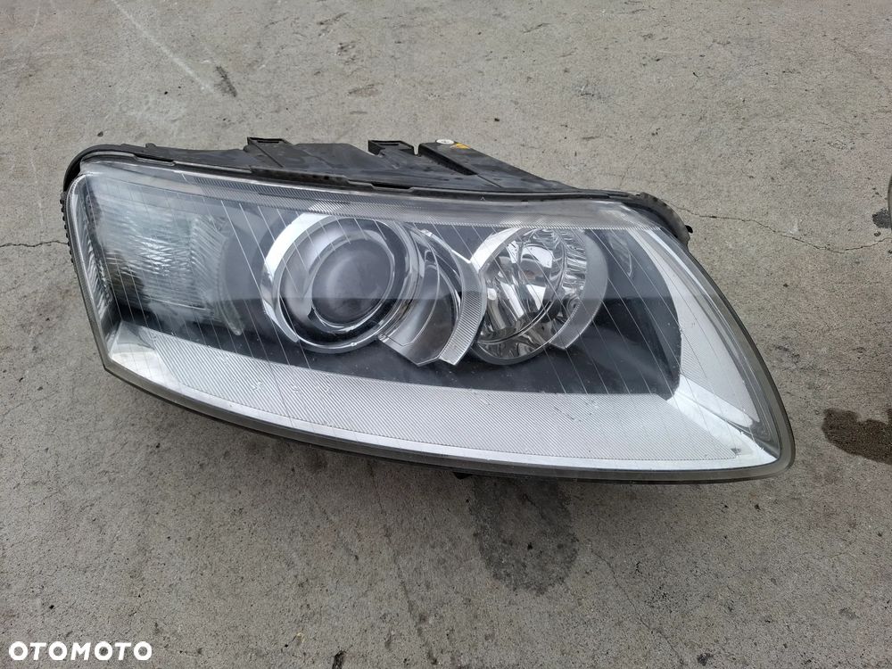 Lampa Przód Przednia Reflektor Bi-Xenon Skrętny Skrętna Prawa Audi A6 C6 - 1