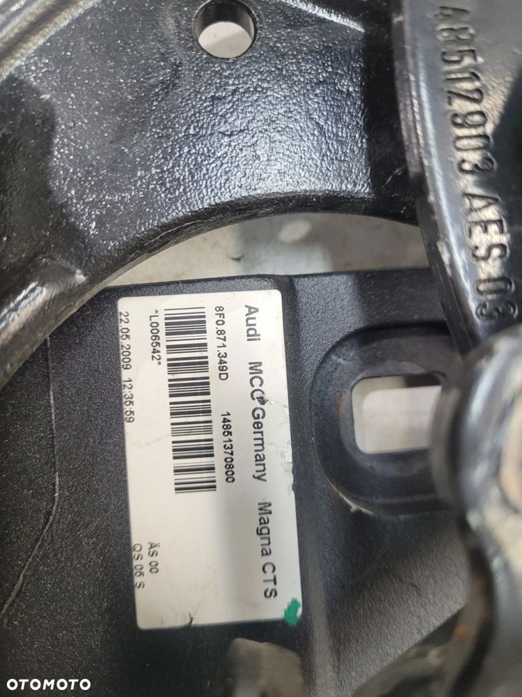ZAWIAS SIŁOWNIK DACHU LEWY AUDI A5 8F CABRIO 8F0871349D - 5