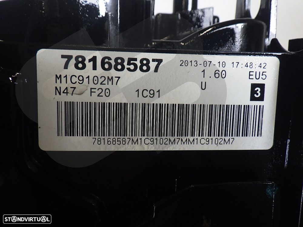 Motor BMW S1 F21 1.6TD Ref: N47D16A 85KW - 7