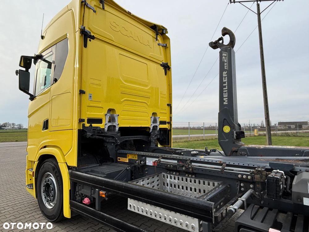 Scania S450 6x2  Meiller RS 21.70 hakowiec , bezwypadkowa , serwis w Scania, (nie HIAB, PALFINGER, VDL, HYVA,) Nowy model NG , model Scania S - 10