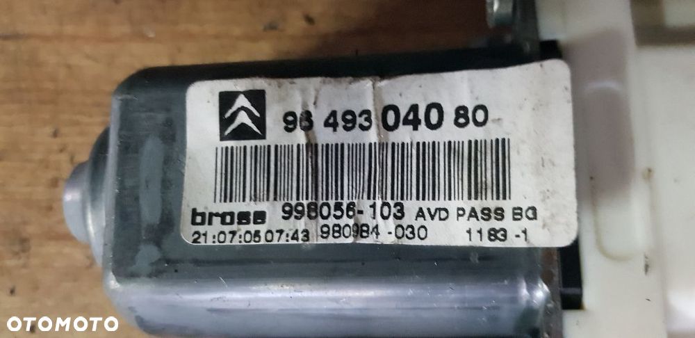CITROEN C5 I LIFT SILNICZEK SZYBY MODUŁ PRAWY PRZÓD 9649304080 - 3