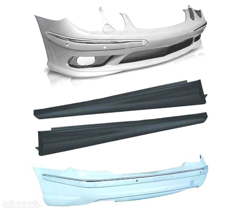 KIT CARROÇARIA MERCEDES CLASE E W211 02-06 LOOK AMG - 5