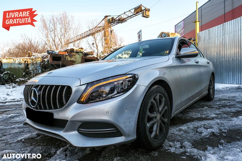 Difuzor Bara Spate cu Ornamente tobe Mercedes C-Class W205 S205 (2014-2020) C63 De- livrare gratuita - 26