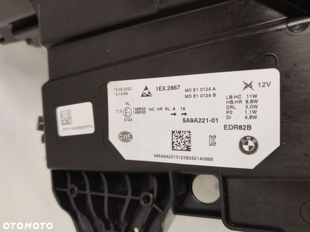 bmw x1 u11 komplet lamp przednich 5a9a221-01, 5a9a222-01 - 8