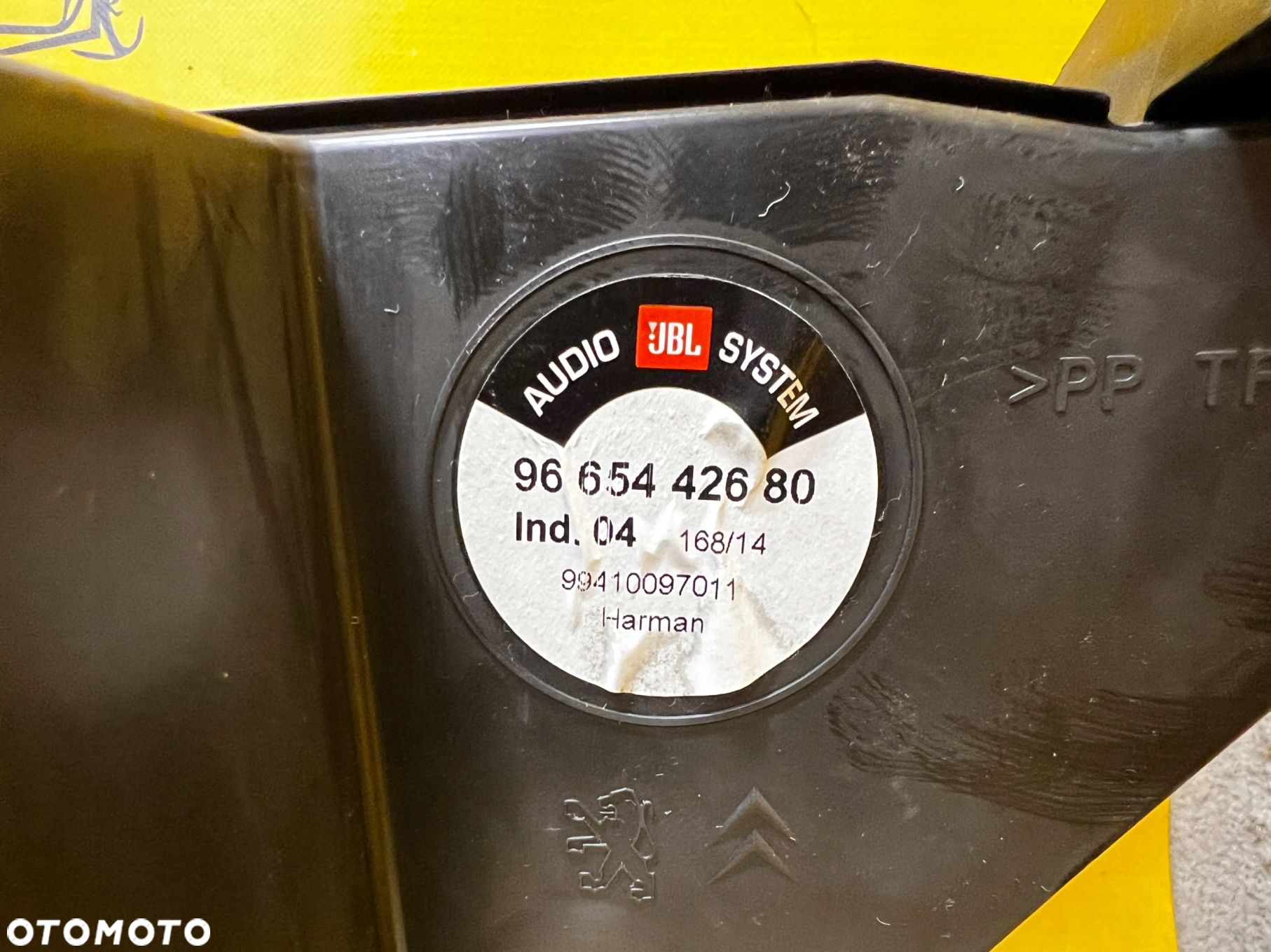 KOMPLET GŁOŚNIKI JBL GŁOŚNIK WZMACNIACZ SUBWOOFER PEUGEOT 508 I LIFT - 15