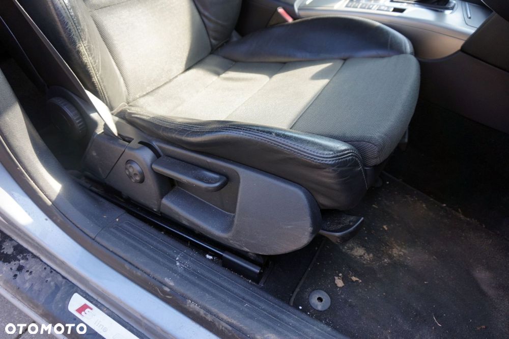 FOTELE FOTEL PRZEDNI LEWY PRAWY KANAPA WNĘTRZE A6 C6 SEDAN BOCZKI S-LINE CZARNA PÓŁSKÓRA AUDI 2004-2008 - 15