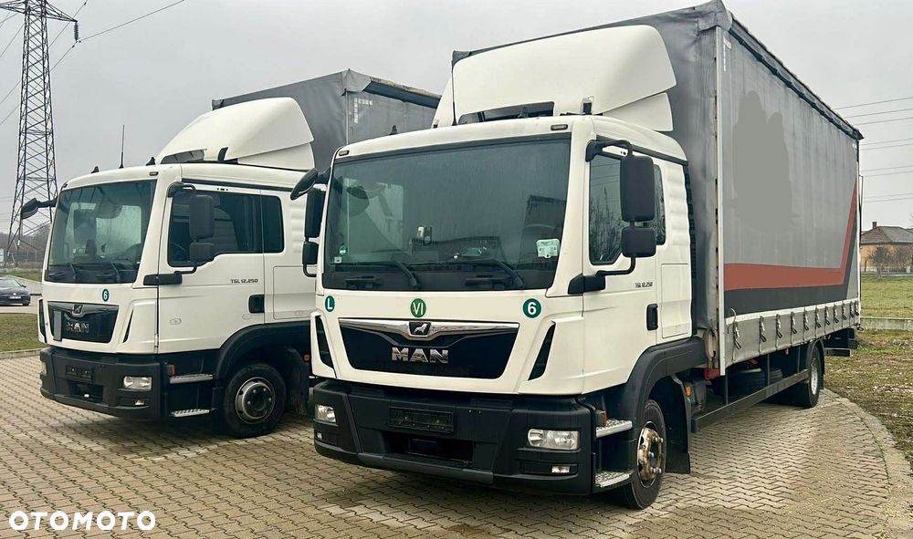 MAN TGL 12.250 / FIRANKA / WINDA / 18 EUROPALET /  EURO 6 / SYPIALKA / ZSUWANY DACH / 2018 ROK / SPROWADZONY - 2