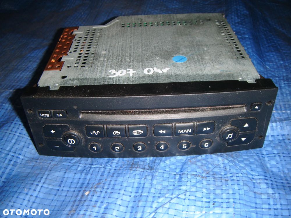 peugeot 307 radio cd fabryczne  96545978xt - 1