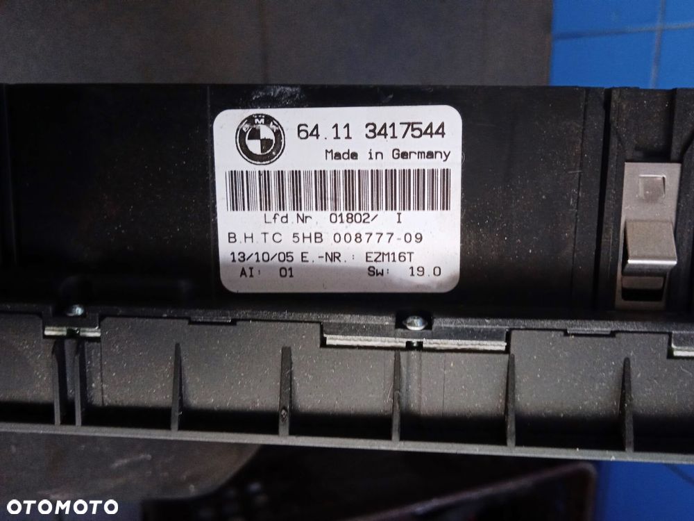 Panel klimatyzacji BMW X3 64113417544 - 2