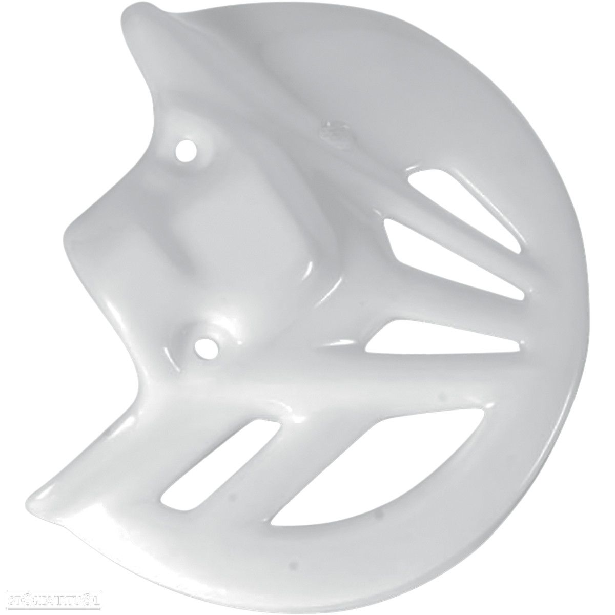protetor de disco de travao dianteiro ufo branco honda cr - 1