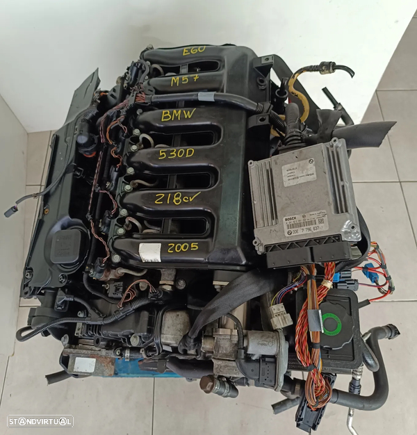 Motor m57 Bmw 530D 218cv bloco ferro E60 306D2 caixa velocidades ZF 6HP26 245KM