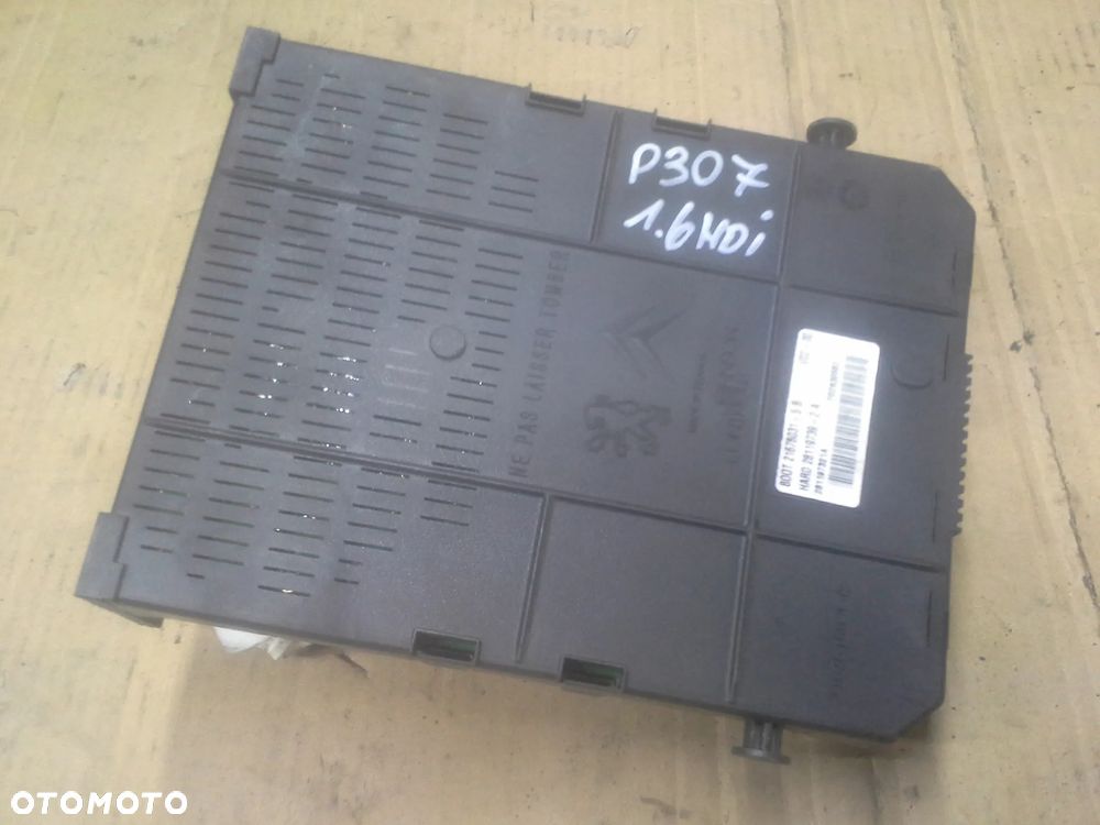 Peugeot 307 FL 1.6HDi 90KM 9HX zestaw startowy komputer 0281011863 stacyjka imoo bsi - 17