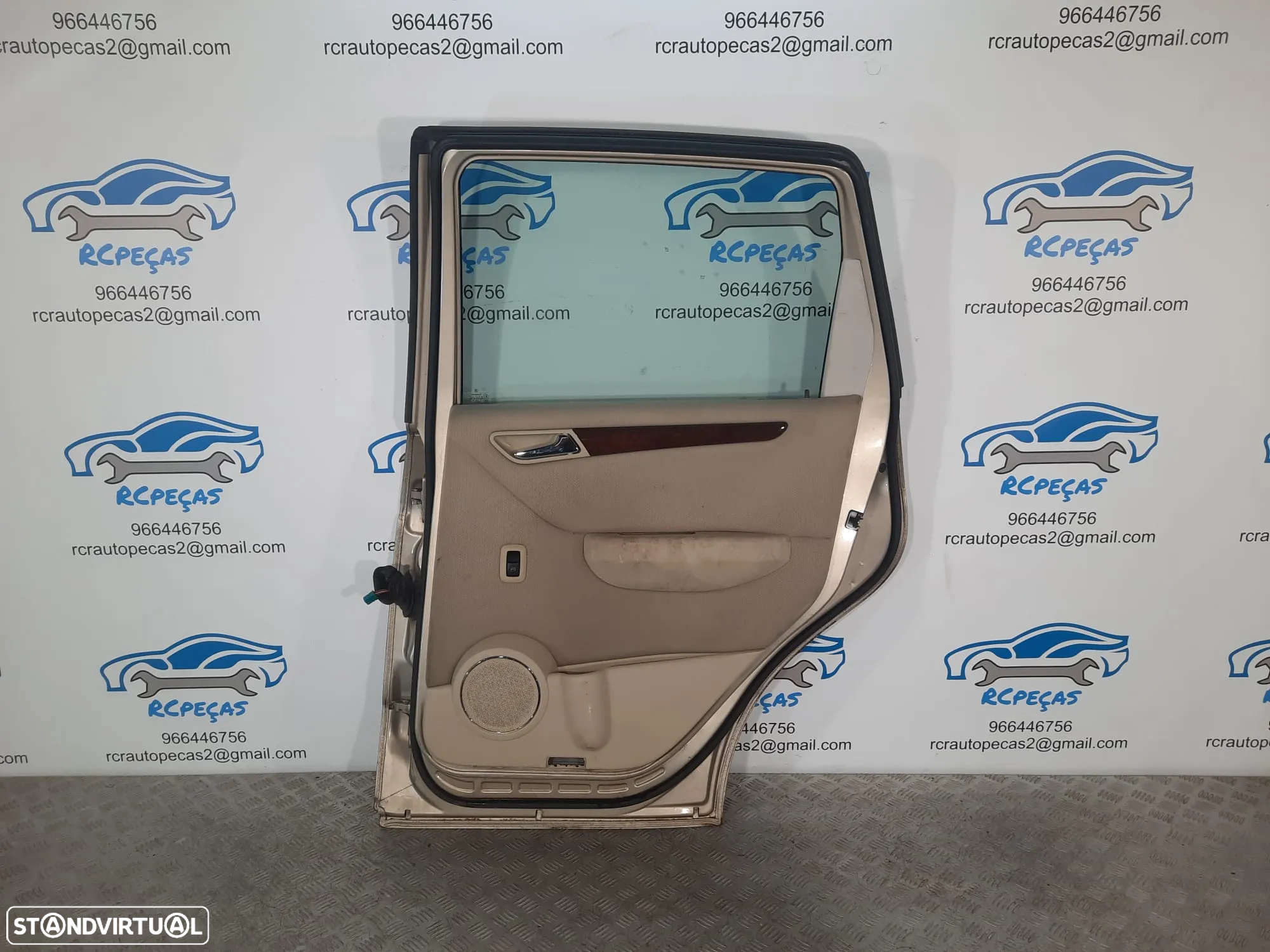 PORTA TRASEIRA TRÁS DIREITA MERCEDES BENZ CLASSE A W169 MOTOR PUXADOR VIDRO - 7