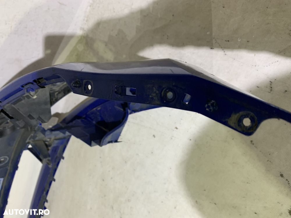 Bara fata Skoda Octavia 3, facelift, 2017, 2018, 2019, 2020, cod origine OE 5E0807221N, cu gauri pentru spalatori faruri si senzori de parcare. - 5