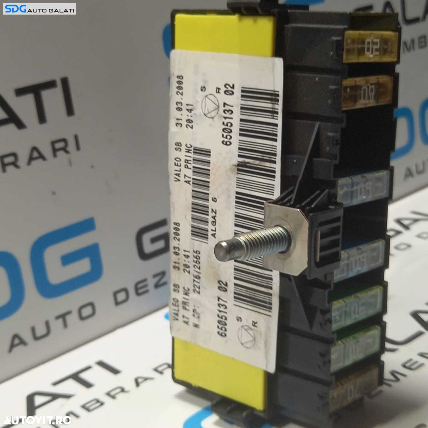 Panou Tablou Relee Sigurante Peugeot 207 2006 - 2015 Cod 9636079380 [2139] - 3